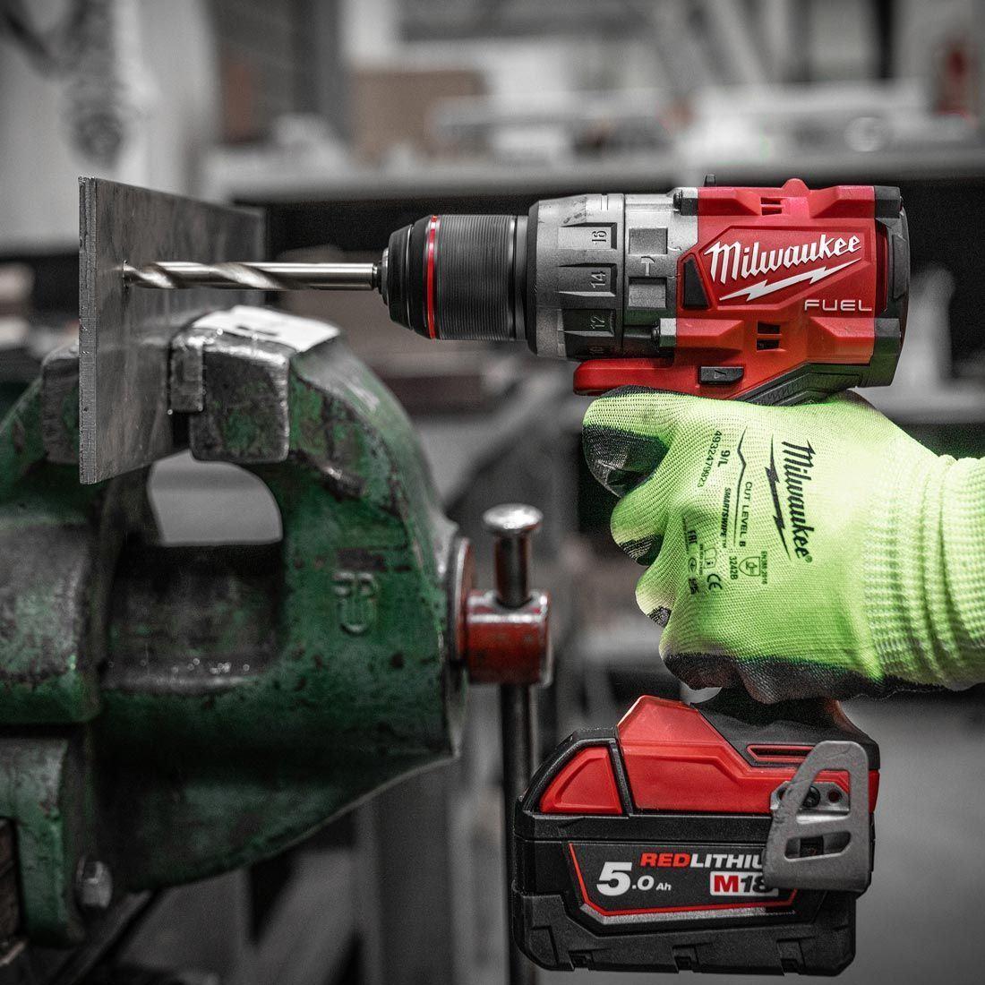 Milwaukee M18FPP2A3-502B M18 Fuel 18V Brushless Twin Kit with 2 x 5.0Ah Battery, Charger & Bag